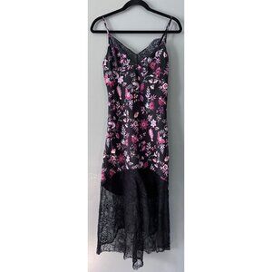 Baby Doll Midi Dress Small Floral Lace Y2K Cottagecore Retro Vintage Fairy